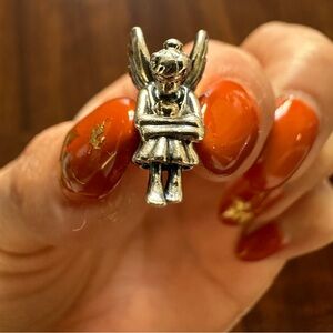 RETIRED Pandora Charm - Sitting Pixie